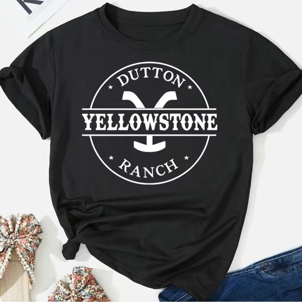 🎉Now In Stock! Yellowstone TV Show Short Sleeve T-Shirt! Dutton Ranch! - Picture 1 of 4